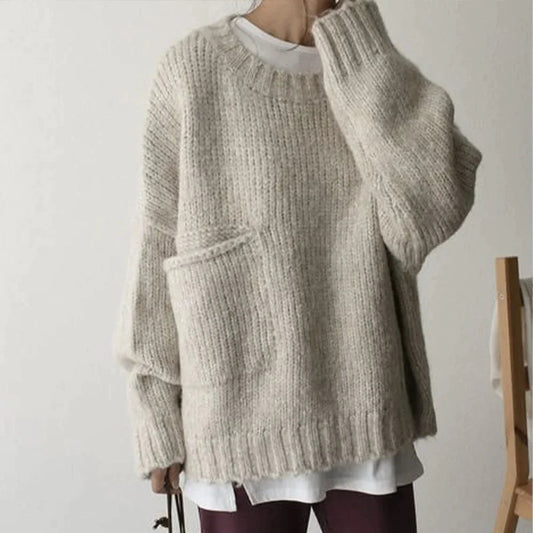 Fima | Comfy oversized sweater with pocket