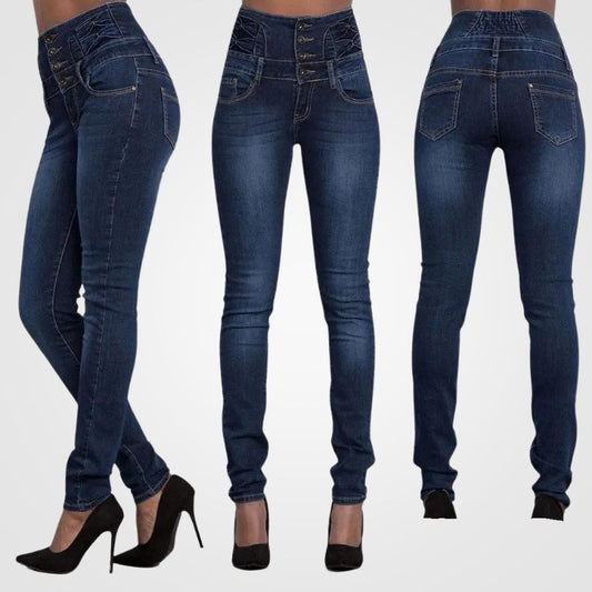 Comfortable denim jeans with a tight fit, Kerrie