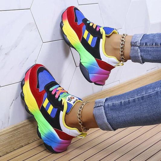 Colorful orthopedic sneakers with style