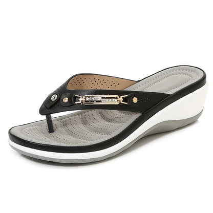 ⏰Women's flip-flops with soft cushion and thong sandals with arch support