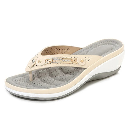 ⏰Women's flip-flops with soft cushion and thong sandals with arch support
